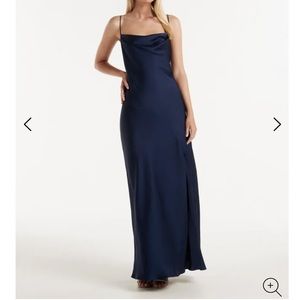 Navy Ever New Blair Back-Detail Maxi Dress